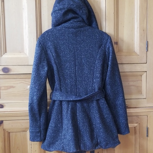 Details Intl. Black speckled hooded coat - Picture 7 of 8